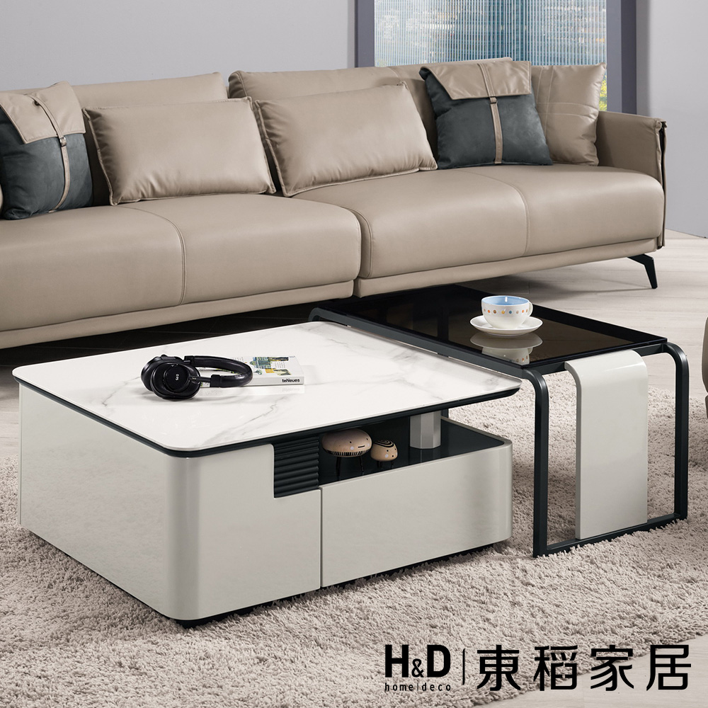 H&D 東稻家居 組合岩板茶几(TCM-09135)折扣推薦