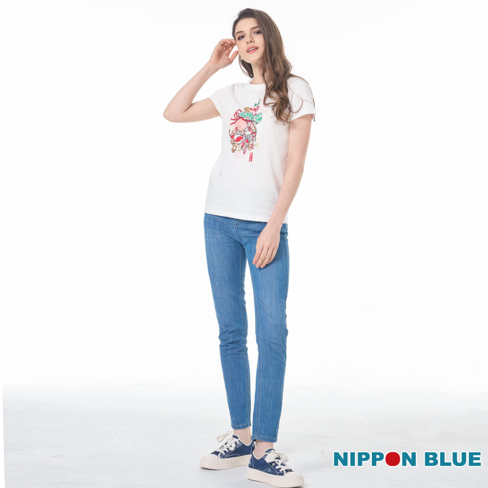 BLUE WAY 女裝 葫蘆金魚 短袖 上衣-日本藍折扣推薦