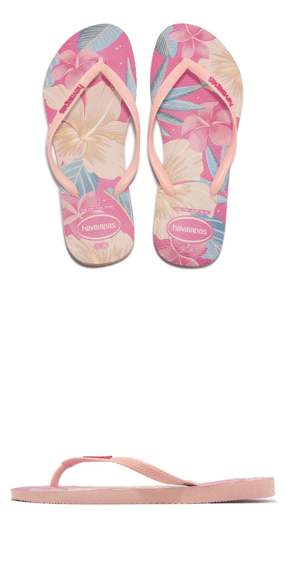 havaianas 哈瓦仕 夾腳拖 Slim Floral 