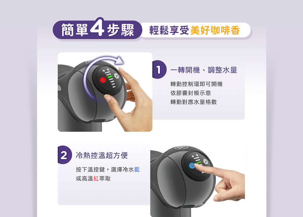 簡單4步驟輕鬆享受美好咖啡香