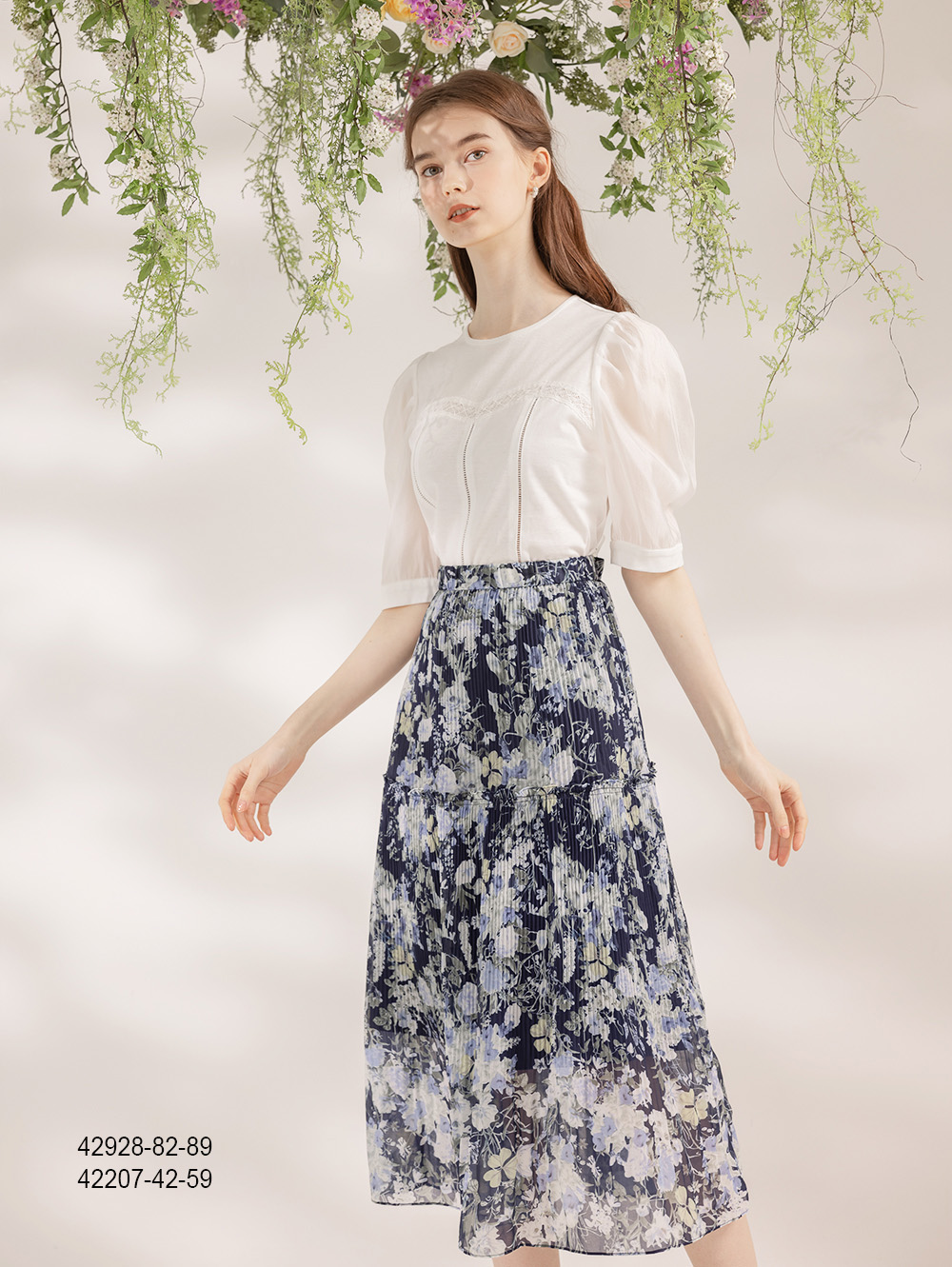 IRIS 艾莉詩 日系亞麻棉上衣-2色(42928)優惠推薦