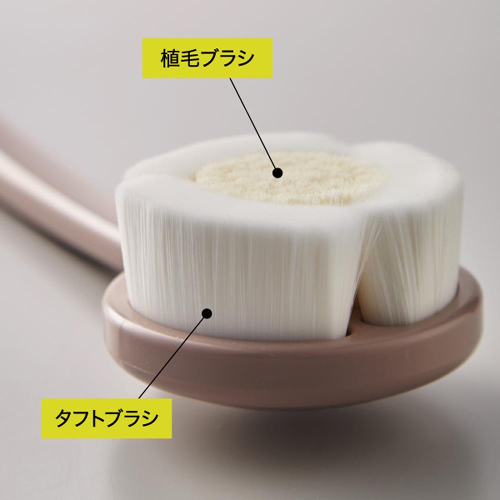 台隆手創館 日本製Clean-Tech雙刷毛潔膚洗澡刷(沐浴