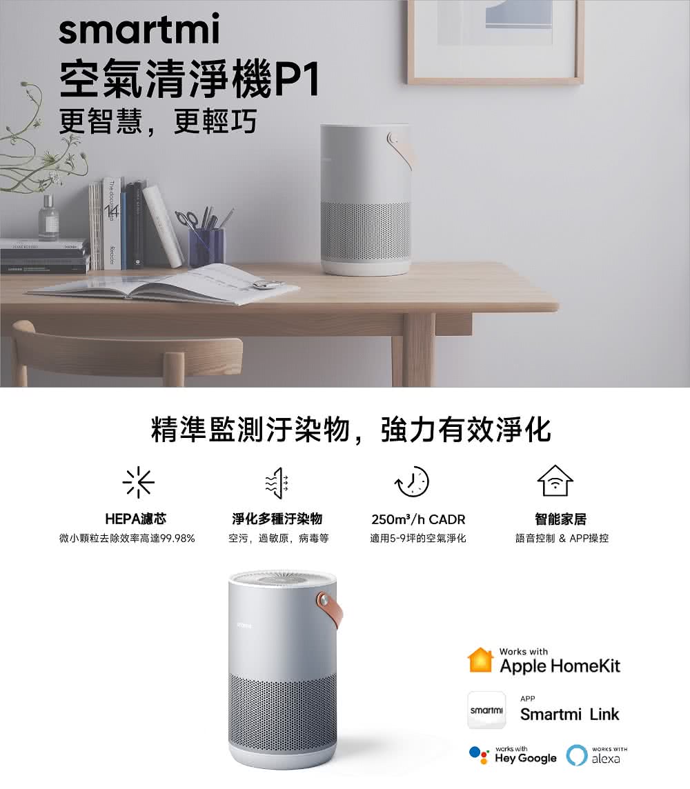 smartmi 智米 P1空氣清淨機(適用5-9坪/小米生態