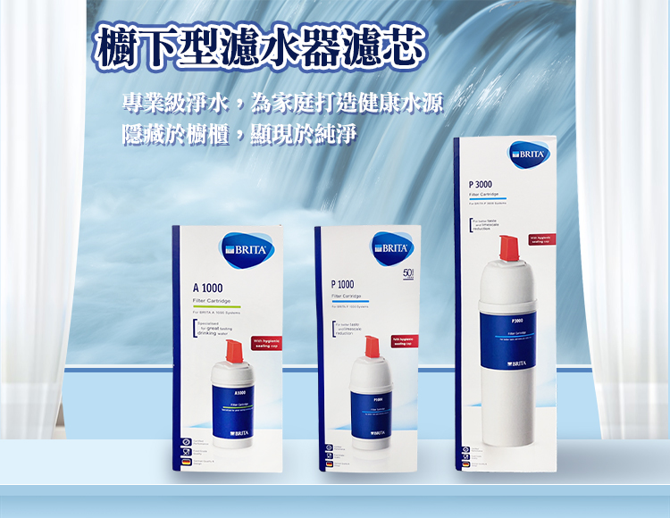 BRITA P1000 硬水軟化型濾芯(適用於 mypure