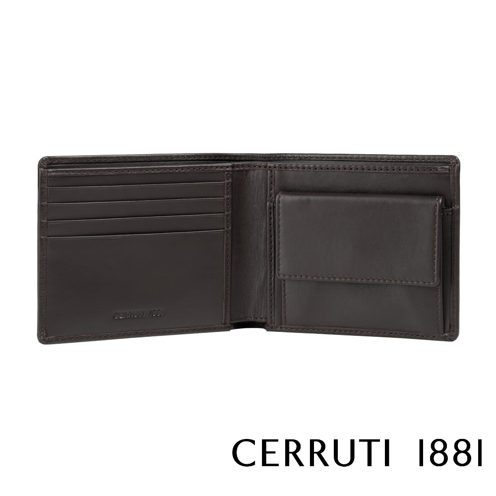 Cerruti 1881 限量2折 頂級義大利小牛皮4卡零錢