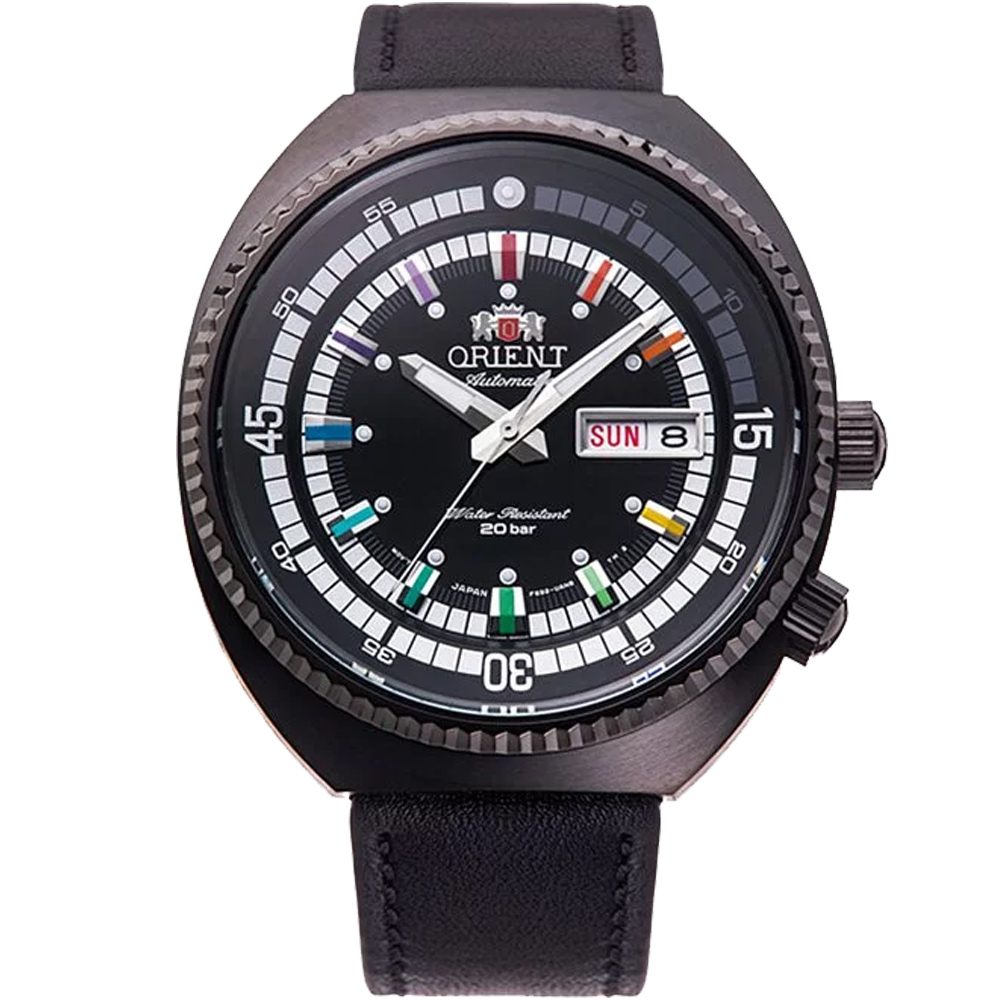 ORIENT 東方錶 經典復刻系列 運動 機械錶 男錶 黑色