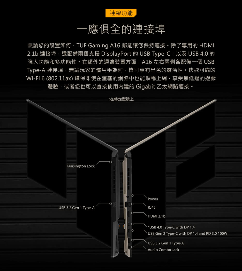 2.1b 連接埠,還配備兩個支援 DisplayPort 的 USB TypeC,以及 USB 4.0 的