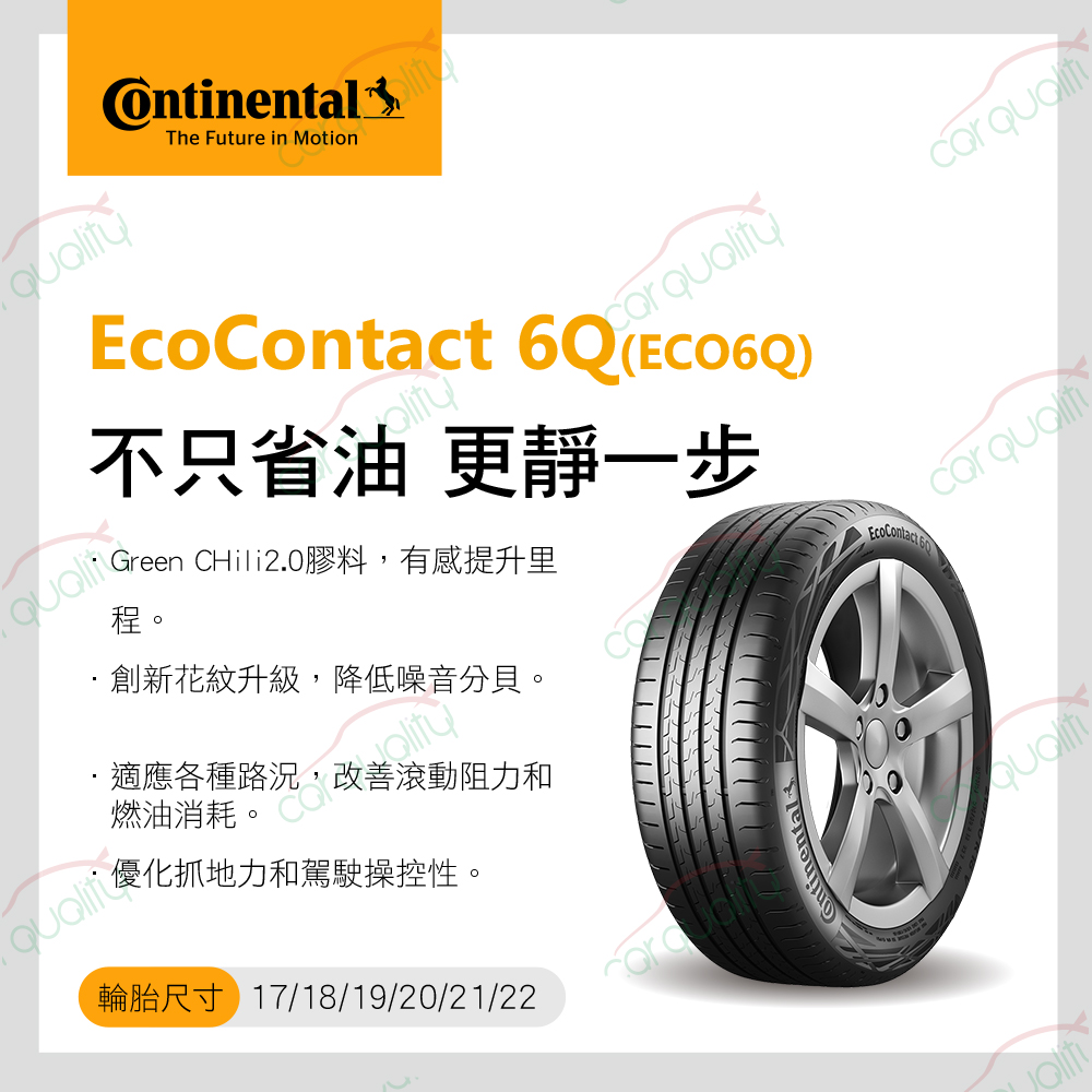Continental 馬牌 輪胎馬牌 ECO6Q-2355