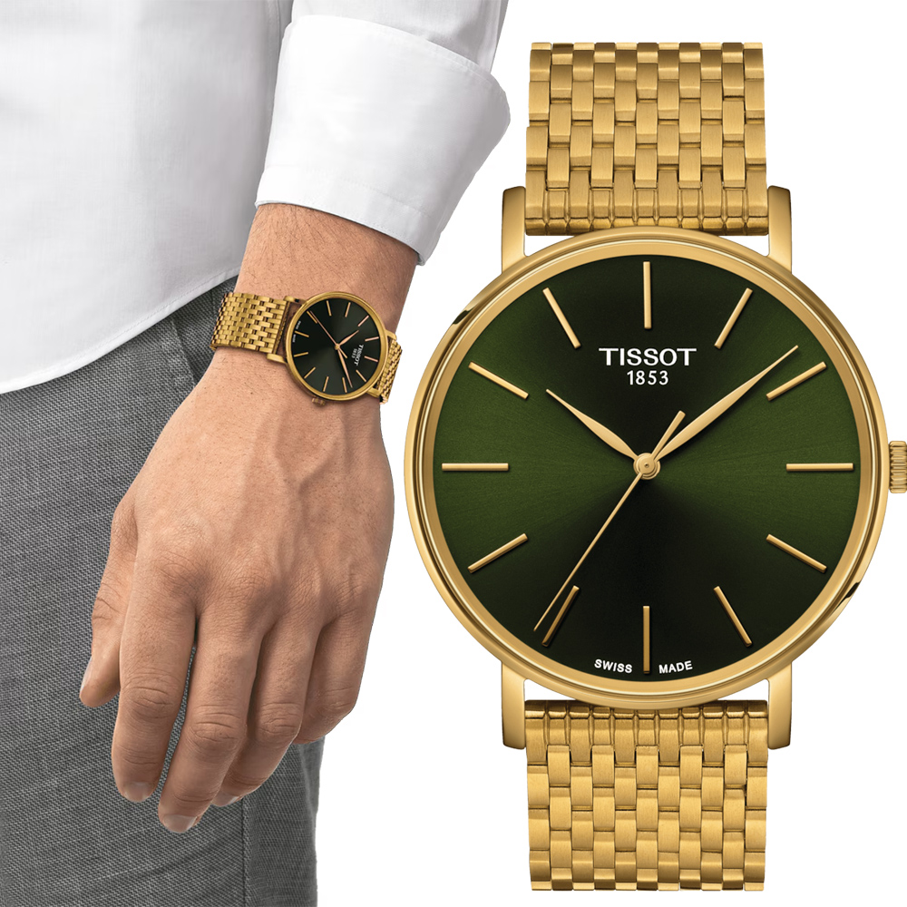 TISSOT 天梭 官方授權 Everytime 經典雋永大