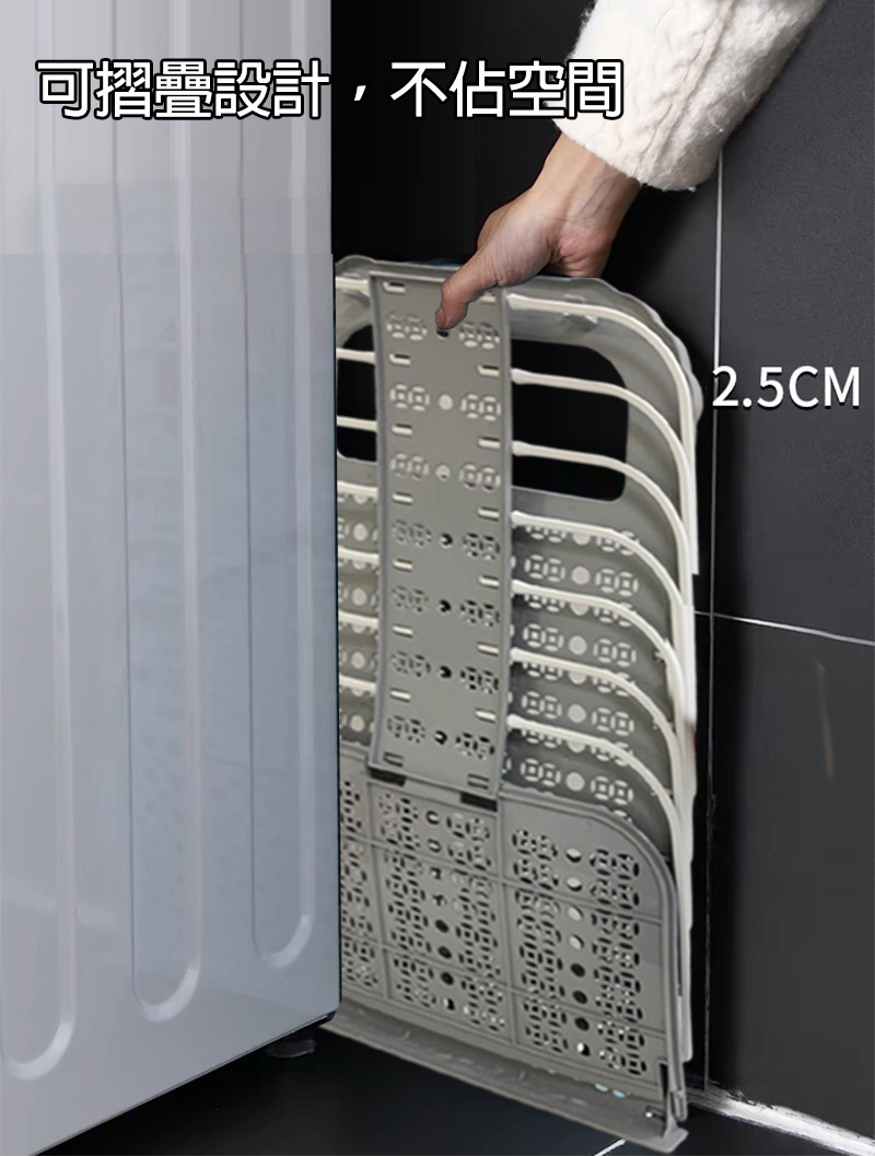廚之坊 折疊式壁掛籃(特大)好評推薦