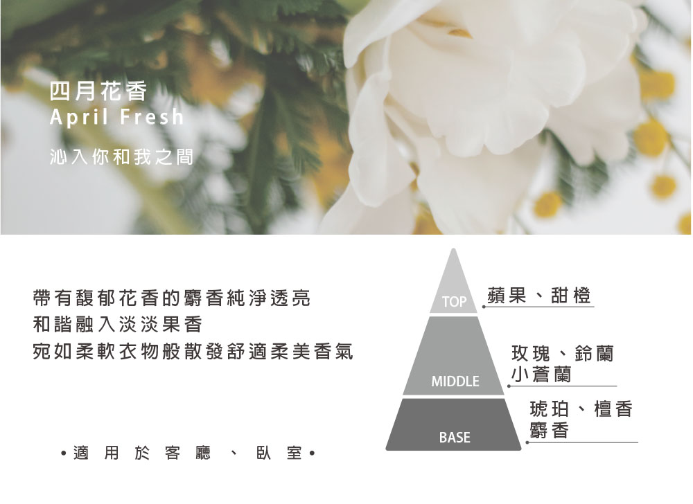 宛如柔軟衣物般散發舒適柔美香氣