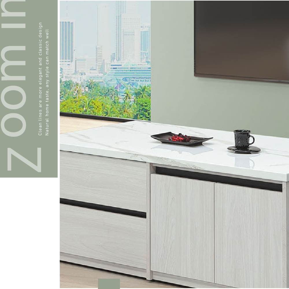 Clean lines are more elegant and classic designNatural home taste, any style can match well