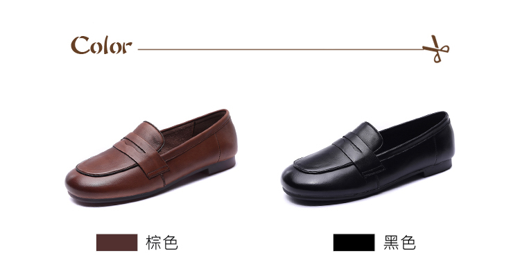Vecchio 真皮樂福鞋 寬楦樂福鞋/全真皮頭層牛皮英倫風