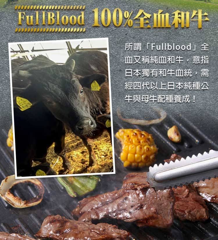FullBlood 100%全血和牛