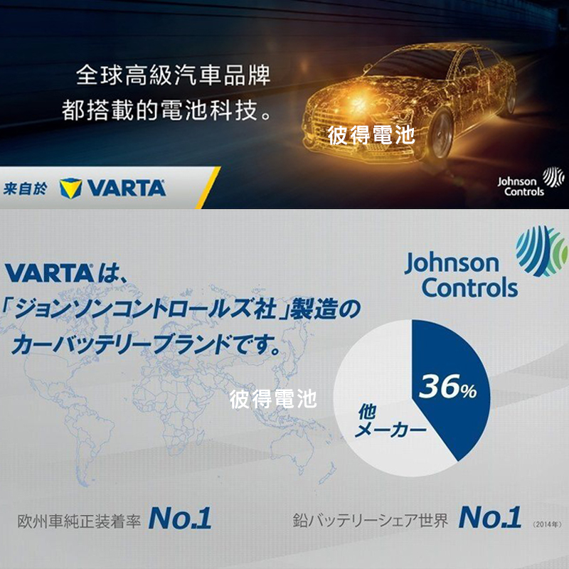 VARTA 華達 56090 容量60AH LBN2 歐規電