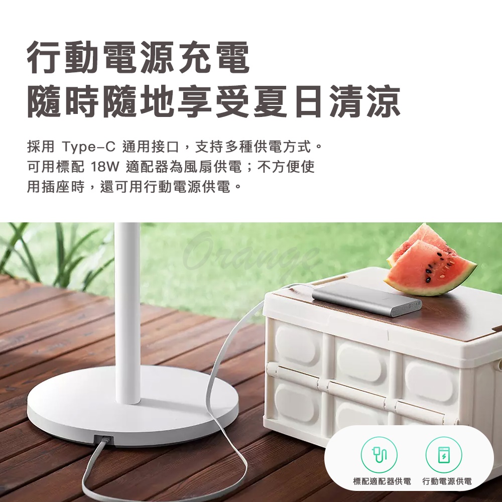 小米有品 米家 智能直流變頻落地扇1X 升級版 USB(電風