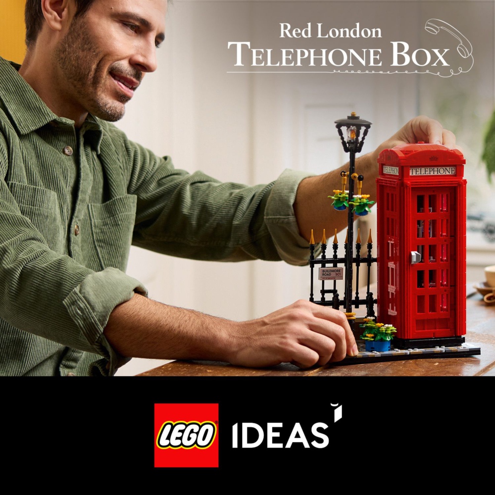 LEGO 樂高 Ideas 21347 倫敦紅色電話亭(英國