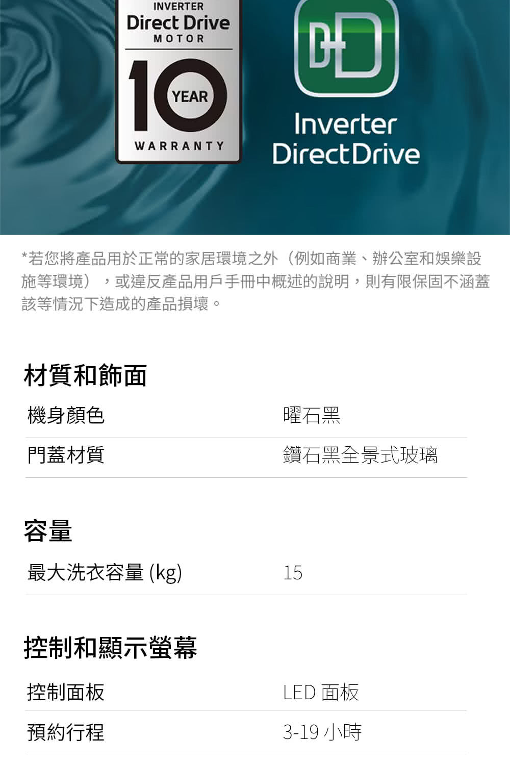 施等環境,或違反產品用戶手冊中概述的說明,則有限保固不涵蓋