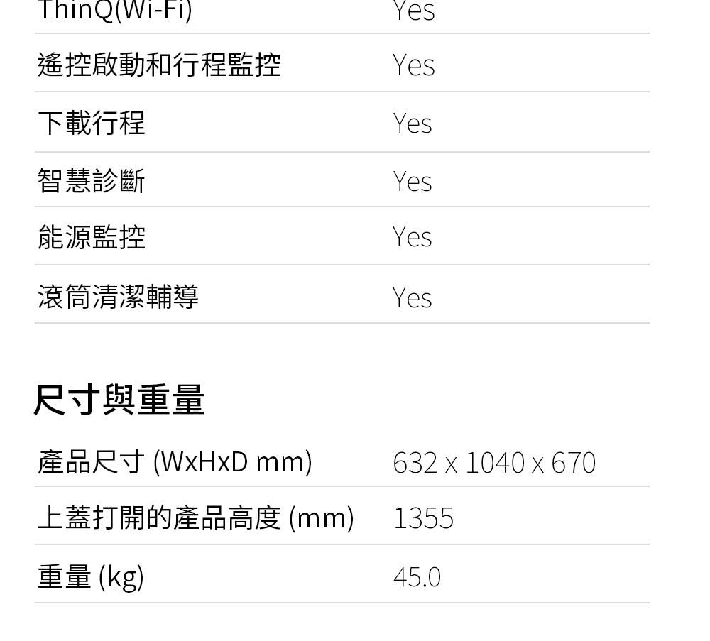 產品尺寸WxHxD mm