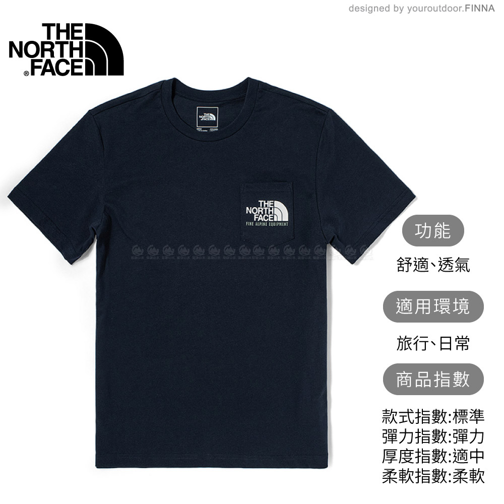 The North Face 男 短袖上衣 AP《海軍藍》4