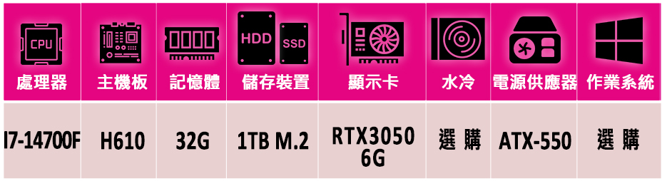 微星平台 i7二十核GeForce RTX 3050{力量護