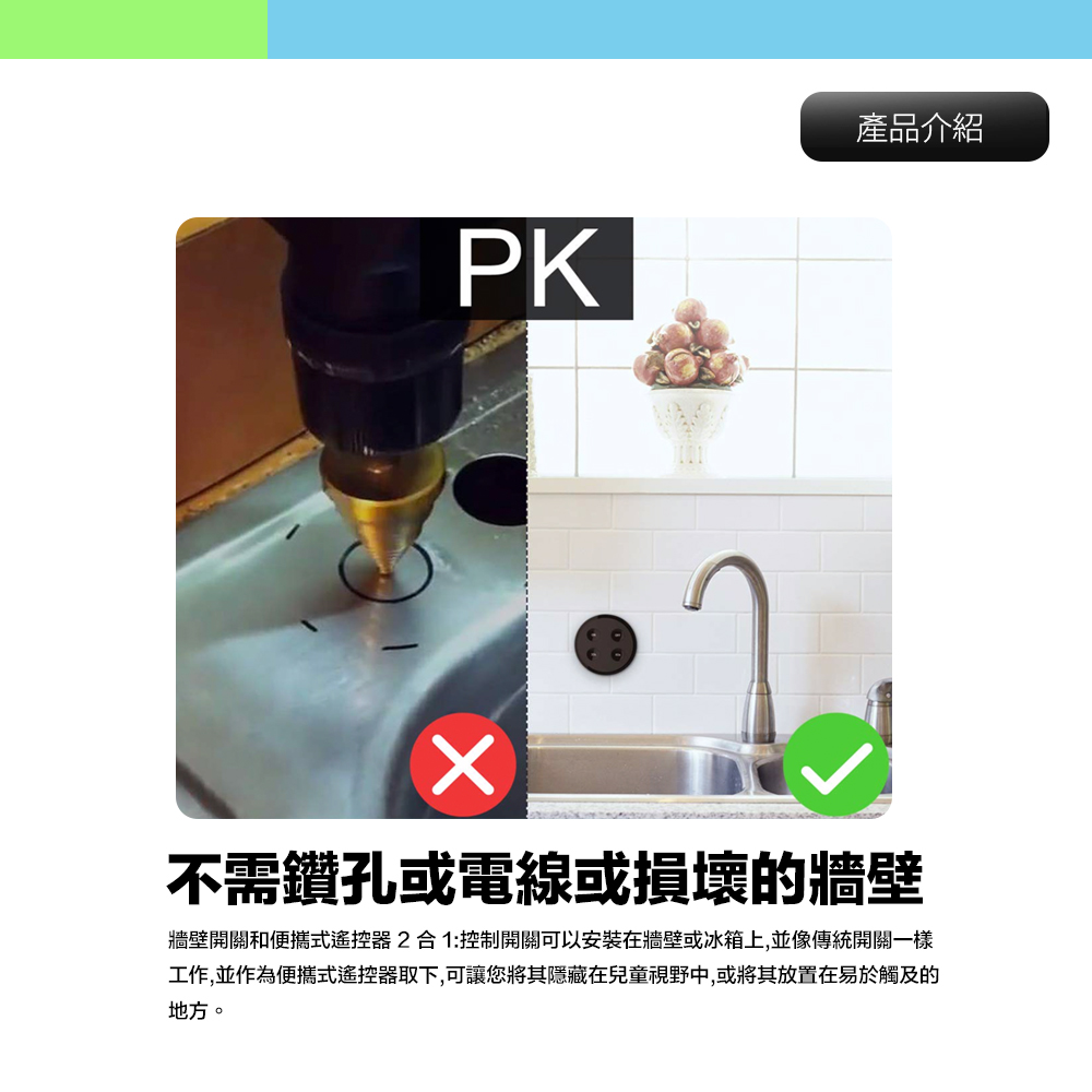 美國Didikit 福利品 廚餘處理機 無線搖控開關套組 I