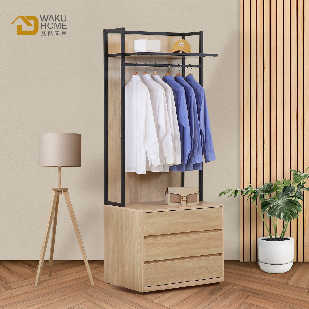 WAKUHOME 瓦酷家具 Morandi原橡木工業風2.6