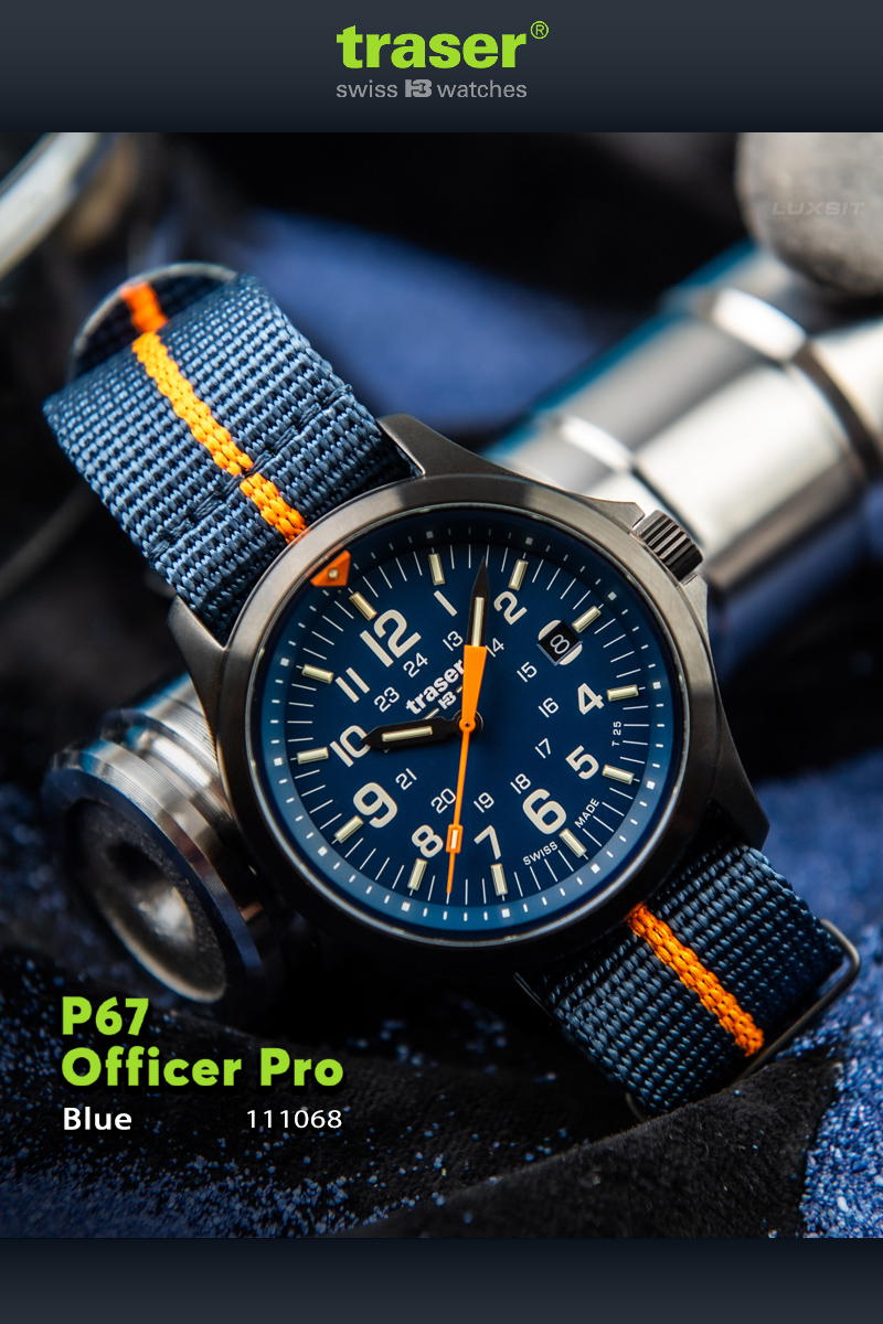 TRASER P67 Officer Pro Blue 軍錶