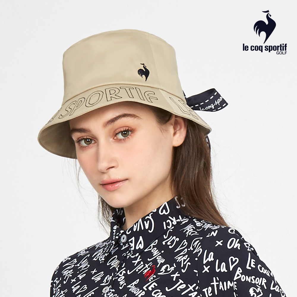 LE COQ SPORTIF 公雞 高爾夫系列 女款卡其色帽