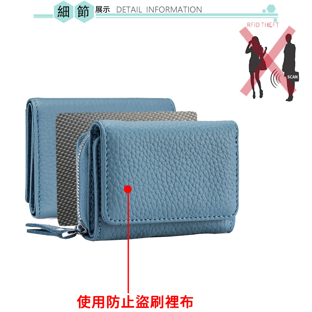 細節 展示 DETAIL INFORMATION 使用防止盜刷裡布 