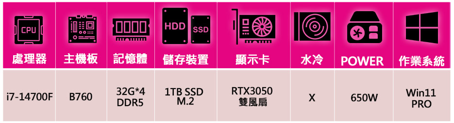 微星平台 i7二十核 Geforce RTX3050 WiN