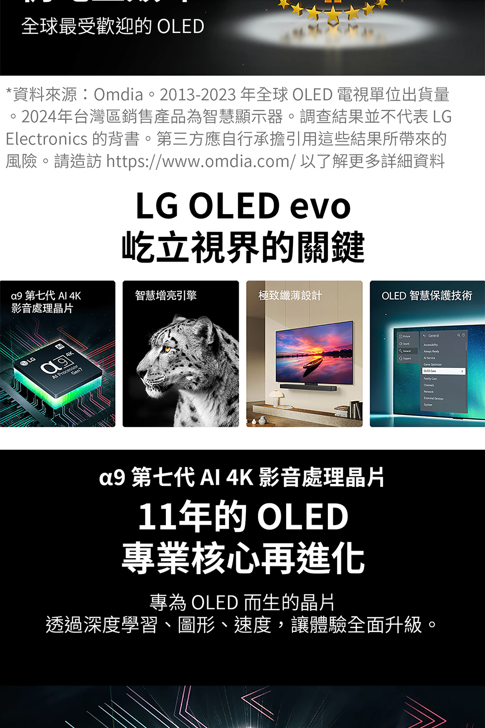 LG 樂金 42型OLED evo C4 極緻系列 4K A