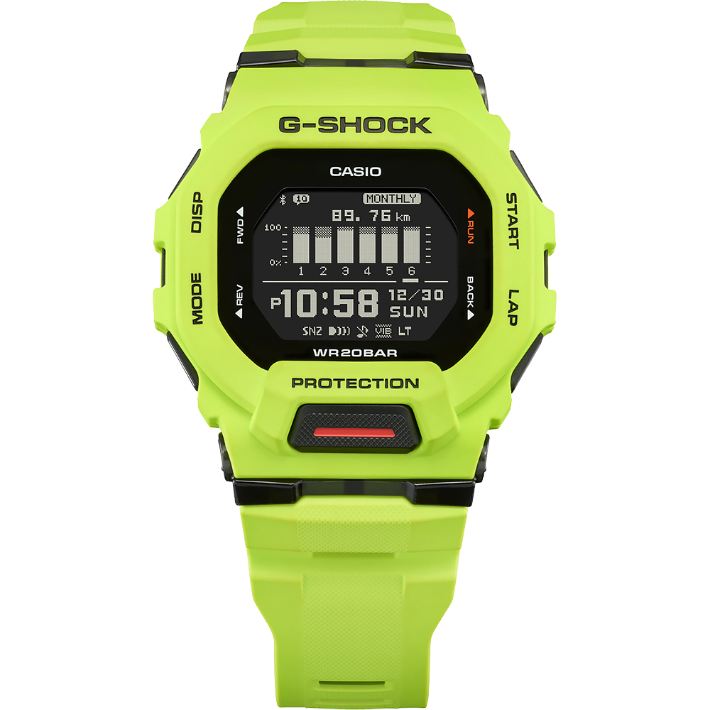 CASIO 卡西歐 G-SHOCK 纖薄運動系藍芽計時手錶-