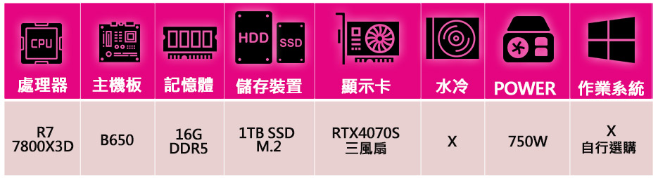 微星平台 R7八核 Geforce RTX4070 SUPE