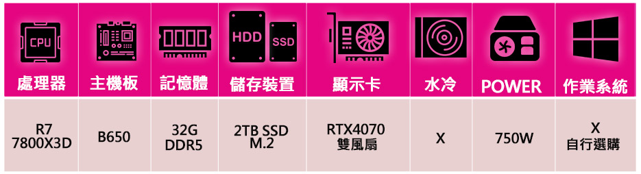 NVIDIA R7八核 Geforce RTX4070 {清