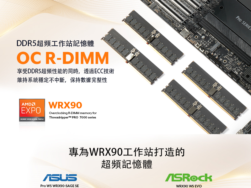 v-color DDR5 OC R-DIMM 7000 12