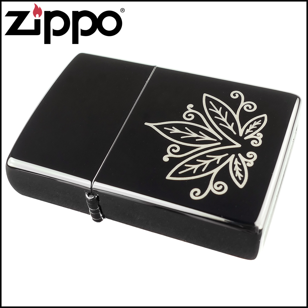 Zippo 美系~Cannabis Design-大麻葉圖案