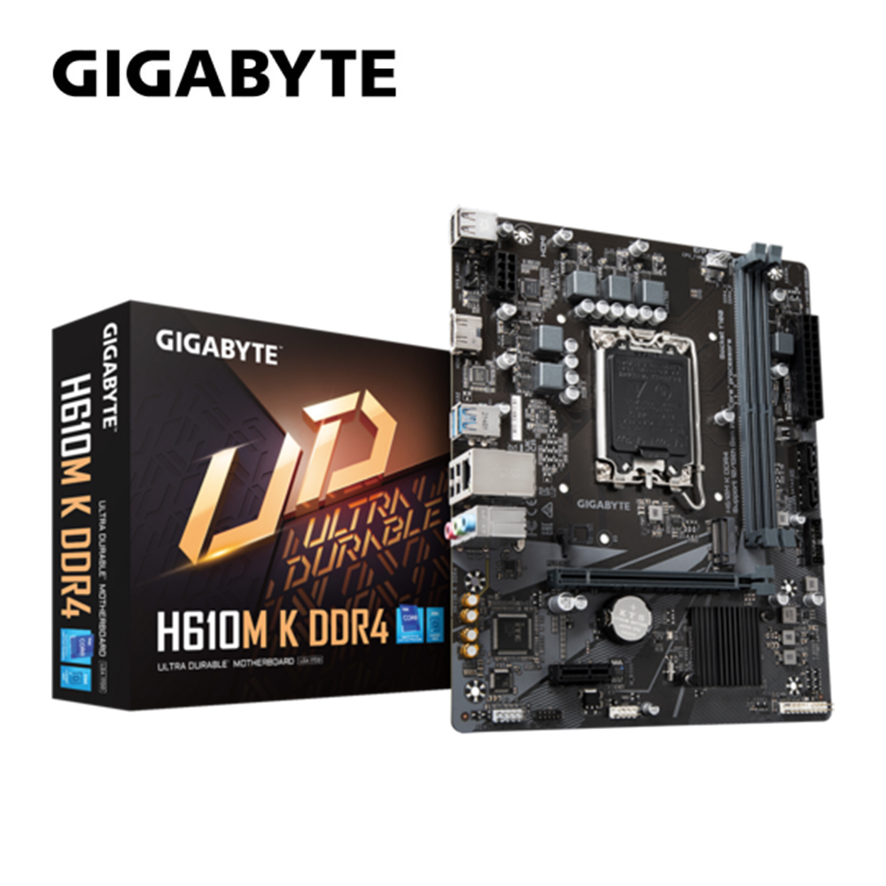 GIGABYTE 技嘉 H610M K DDR4 主機板+G