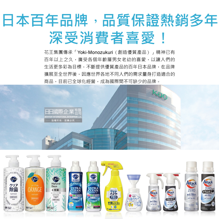 花王集團傳承YokiMonozukuri創造優質產品精神已有
