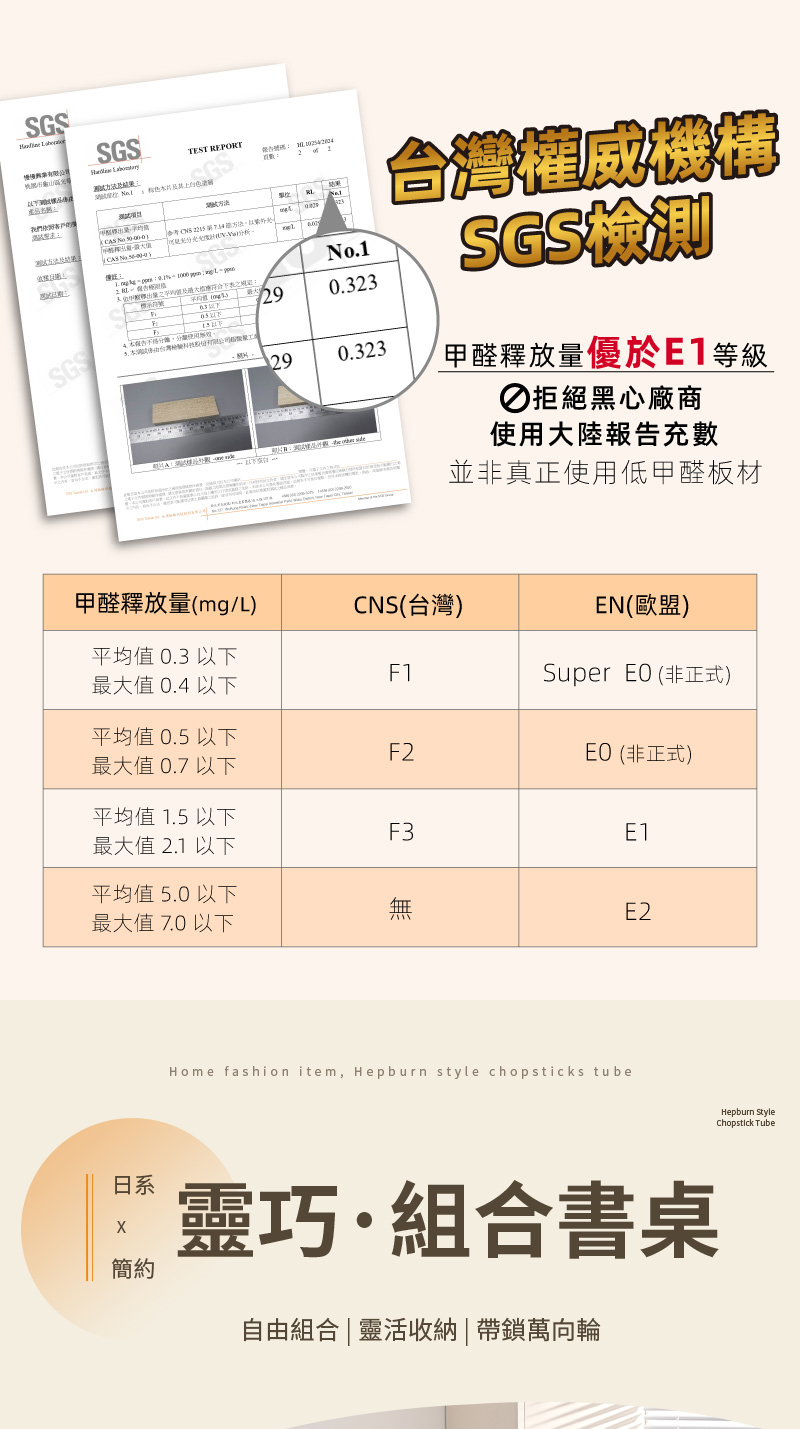 慢慢家居 SGS低甲醛-靈巧組合桌 單桌-100cm電腦桌(