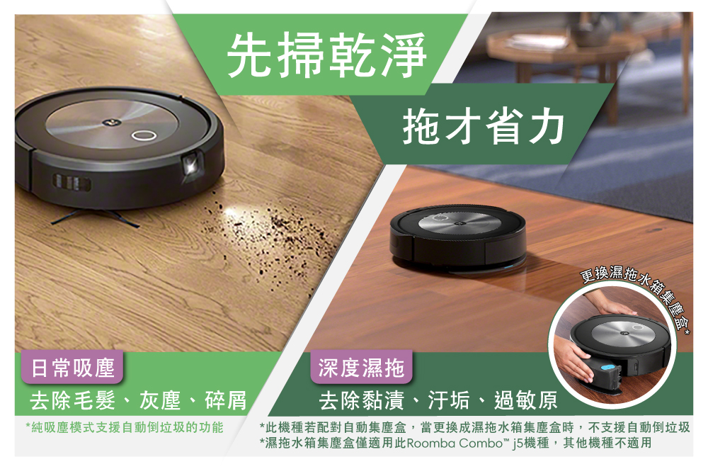 iRobot Roomba Combo j5 鷹眼掃拖機器人