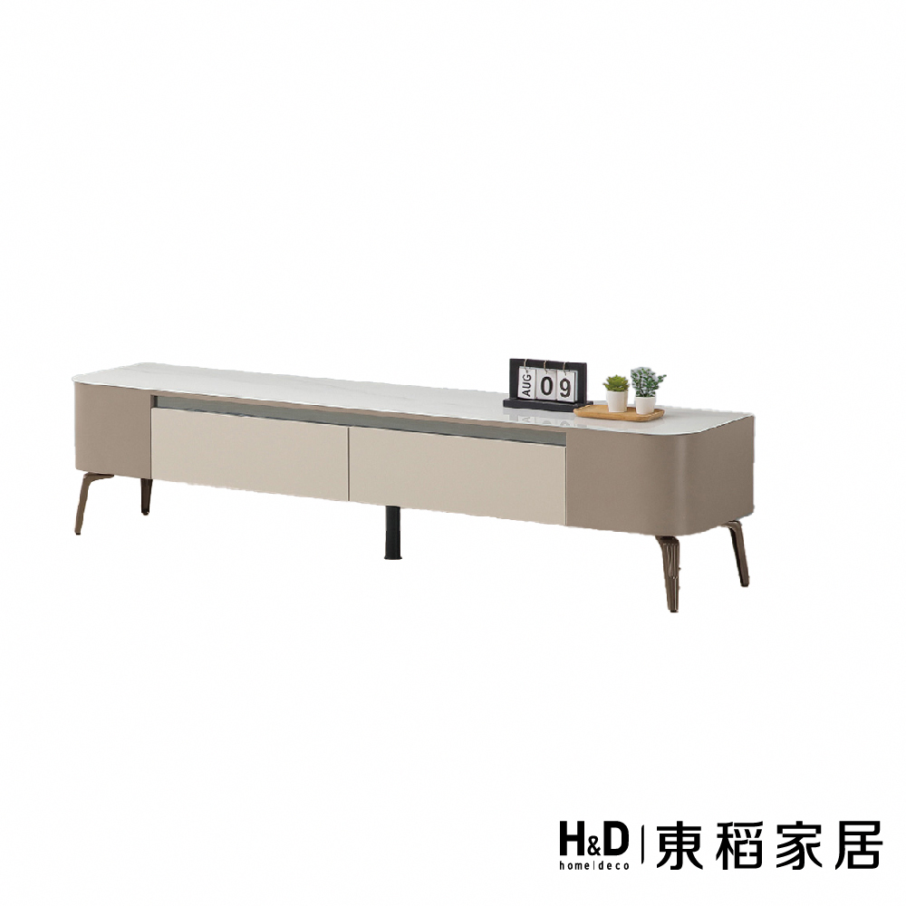 H&D 東稻家居 駝色玻璃矮櫃(TKHT-07131) 推薦