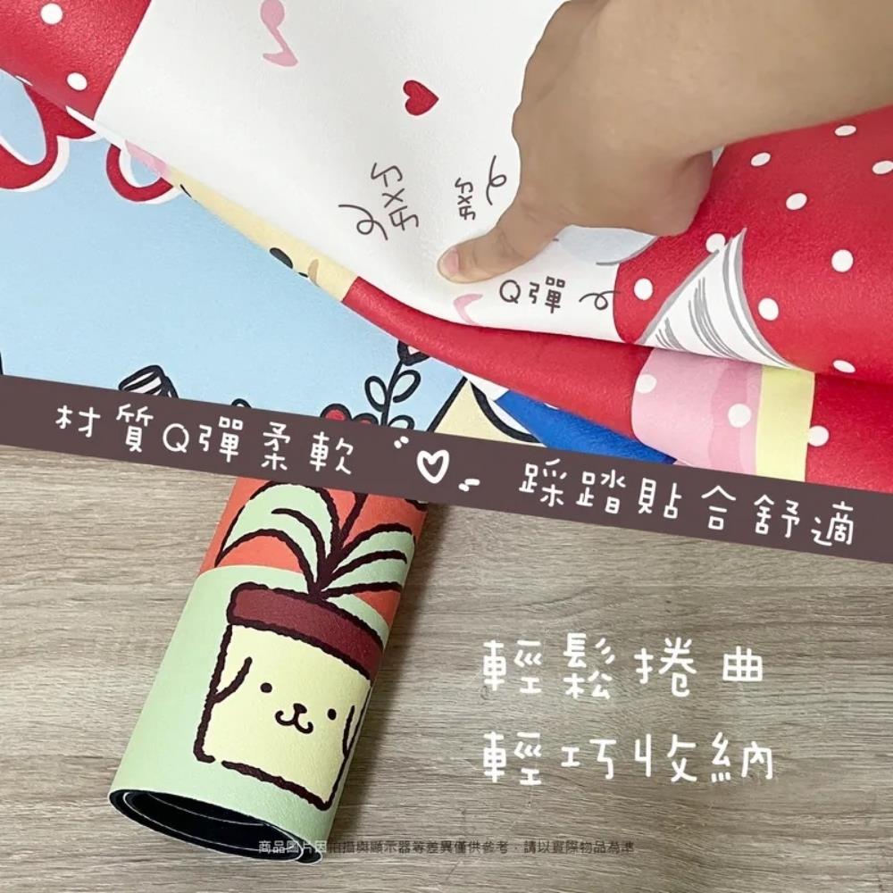 小禮堂 Sanrio 三麗鷗 長形軟式吸水腳踏墊 120x4