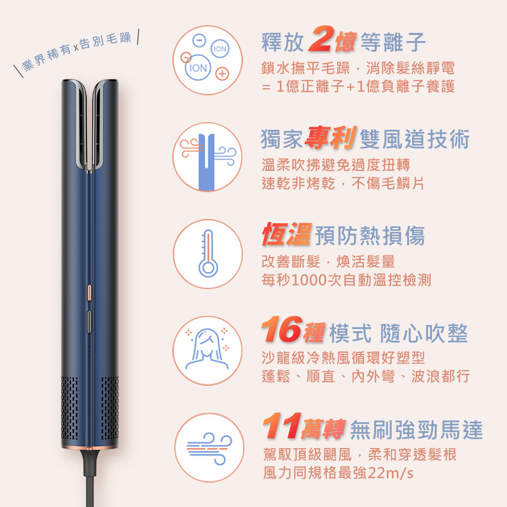 蓬鬆、順直、内外彎、波浪都行