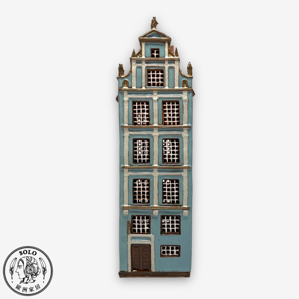 SOLO 歐洲家居 手工陶瓷小屋 7.5x18CM 居家擺飾