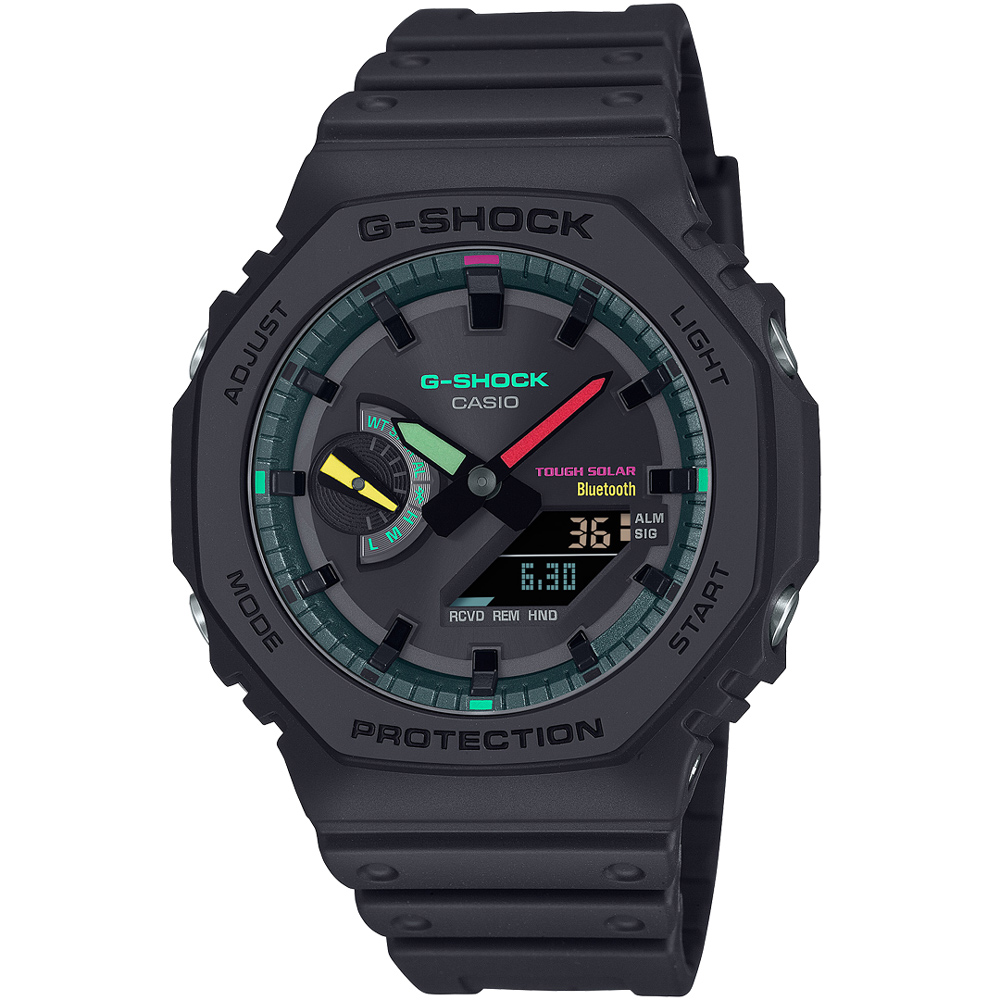 CASIO 卡西歐 G-SHOCK 電音幻境八角錶殼耐衝擊運