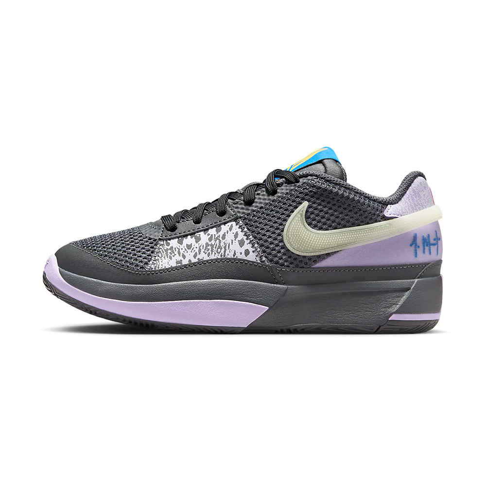 NIKE 耐吉 Ja 1 GS 女鞋 大童 灰紫色 Nigh