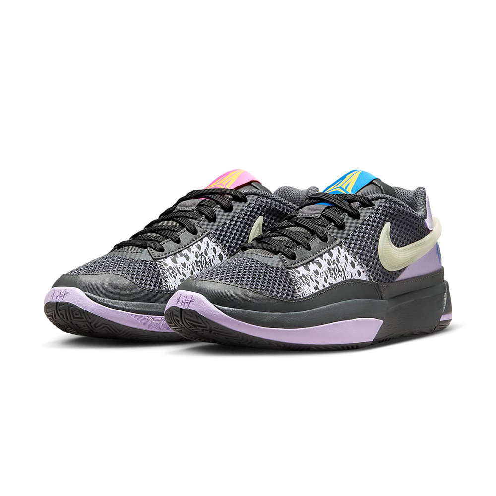 NIKE 耐吉 Ja 1 GS 女鞋 大童 灰紫色 Nigh