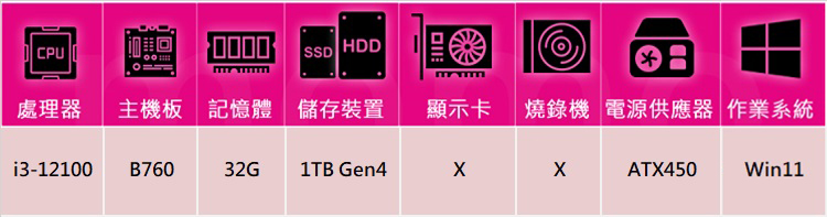 華碩平台 i3四核 Win11{薩摩耶AN3CCW}文書機(