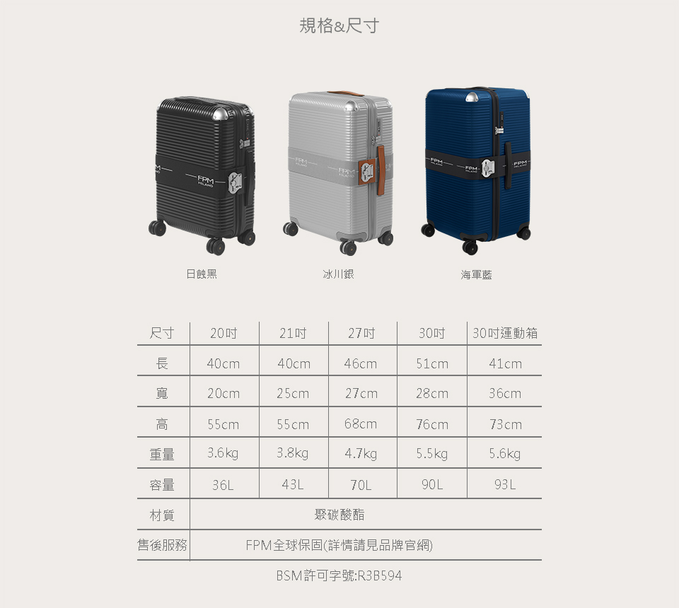 FPM全球保固詳情請見品牌官網